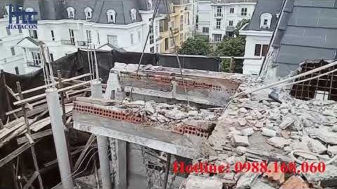 Cắt mái bê tông an toàn và hiệu quả - Công ty TNHH Kỹ thuật Xây dựng Hatacon.