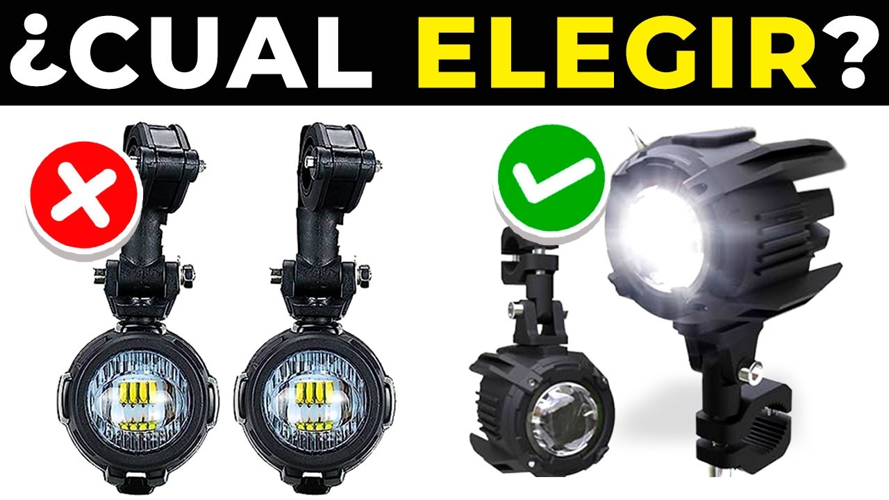 ✅ Los 5 MEJORES FAROS AUXILIARES Para MOTO 2026 | LUCES LED Para MOTO Potentes AMAZON