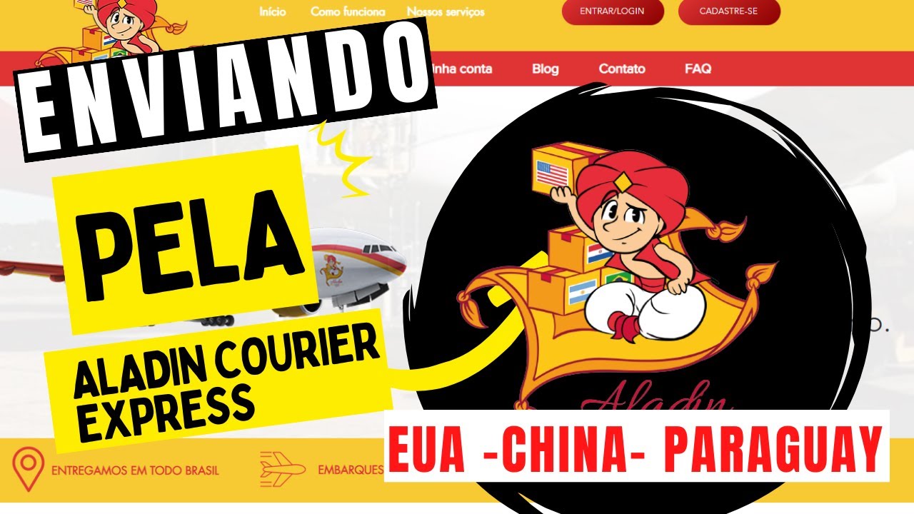 Importação - Aladin Courier Express DIRECIONANDO Produtos DO PARAGUAY ...