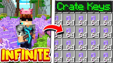 These UNLIMITED CRATE KEYS are OVERPOWERED in MINECRAFT: PRISON?! | Minecraft OP PRISON SERVER #7