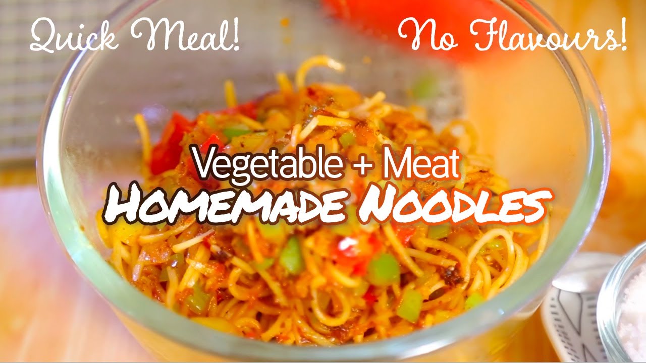 Healthy homemade instant noodles No Flavours Mallika Joseph Food