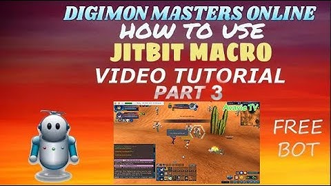 DIGIMON MASTERS ONLINE HOW TO USE JITBIT MACRO VIDEO TUTORIAL PART 3