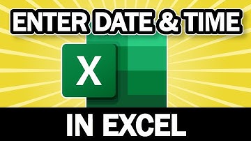 How to Enter Current Date and Time in Excel Quickly
