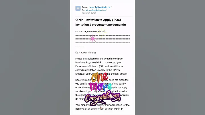 🚨 OINP Draw Update – Double Success! 🚨  Today’s Ontario Immigrant Nominee Program (OINP) draw under…