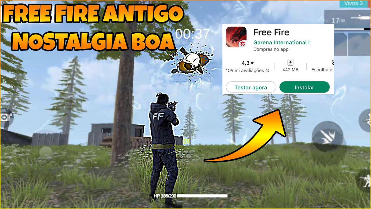 COMO JOGAR O FREE FIRE ANTIGO OFICIALMENTE, PURA NOSTALGIA - YouTube