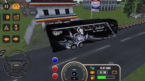 Mobile bus Simulator bus driving