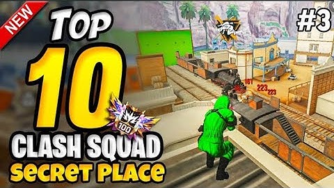 TOP 10 HIDDEN PLACES FOR CS RANK IN {SOLARA MAP} AFTER NEW RANK SEASON | cs rank tips and tricks