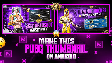 How To Make Thumbnail Like Jaguar Og || Pubg montage thumbnail on android || Pubg Thumbnail Tutorial