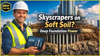 🚧 How Skyscrapers Stand on Soft Soil? 🚧 The Engineering Power of Deep Foundation Piles! 🏗️ screenshot 3