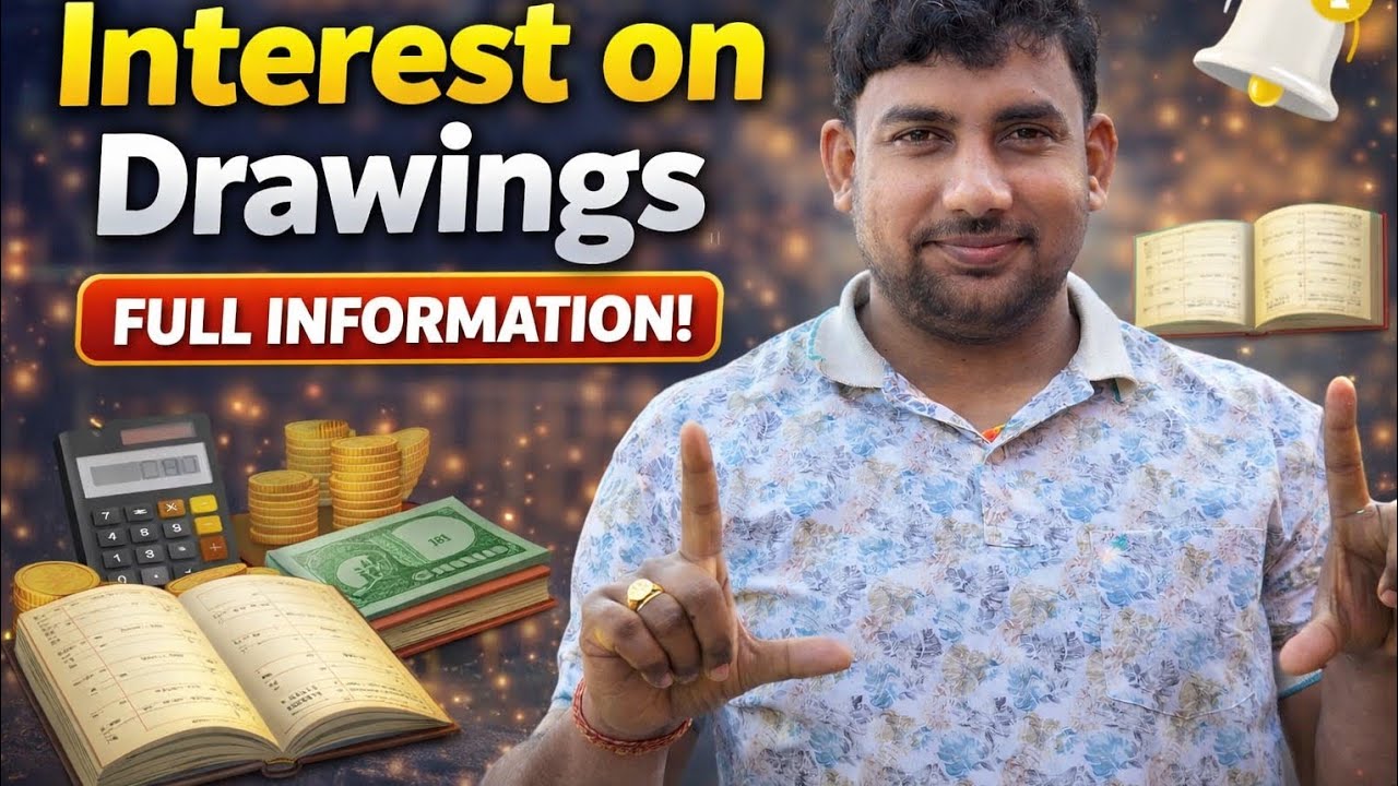 Interest on Drawings Full Chapter | Easy Method + Questions