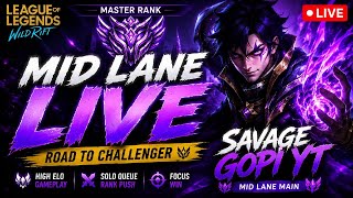 🔥 Carrying Solo Queue in Master Rank | Wild Rift LIVE