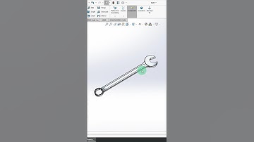 Combination spanner #cadeducation #cad #cadlearning #solidworks #solidworks #spanner