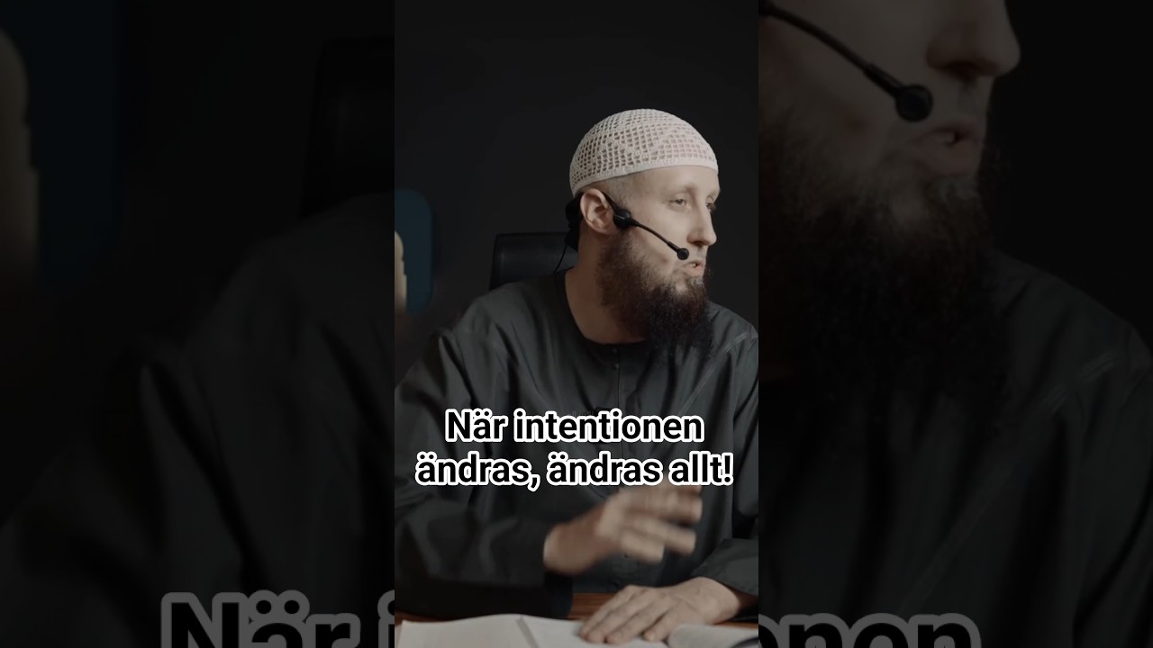 När intentionen ändras, ändras allt! ☝️❤️