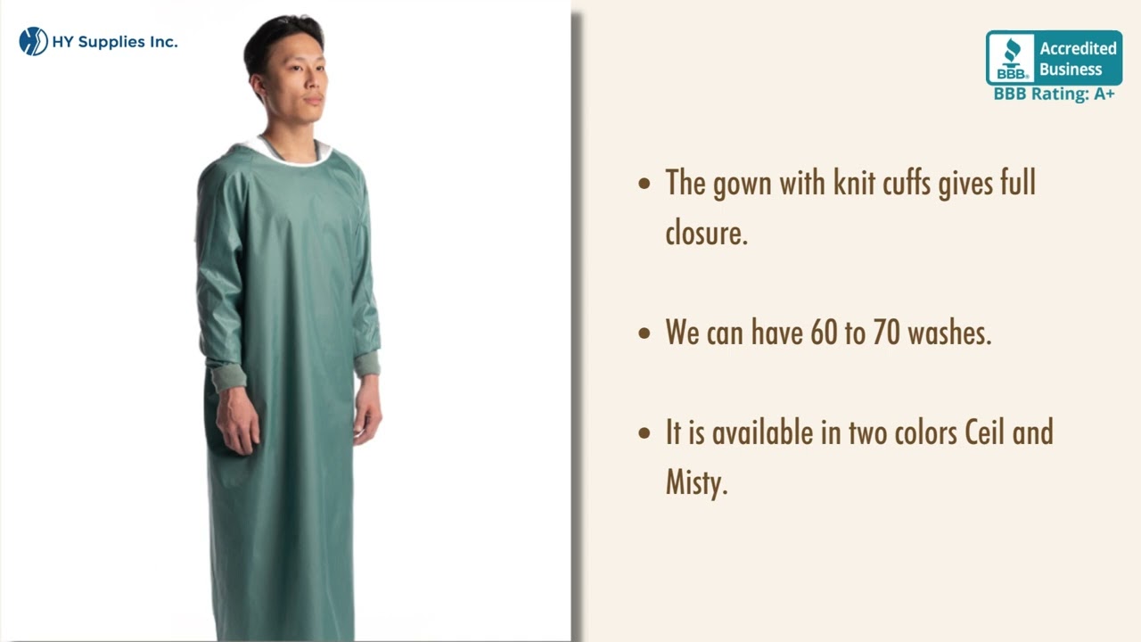 1 Ply Complete Polyester Barrier Gown | 1 Ply Complete Polyester Barrier Gown Wholesale USA | Gown