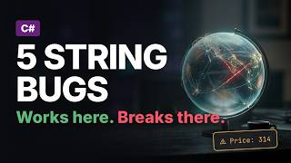 5 C# String Bugs That Only Happen on Someone Else's Machine