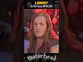 LEMMY On The Young METALLICA! #lemmy #motorhead #rocknroll #heavymetal
