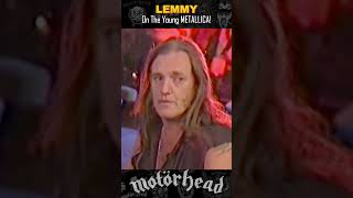 LEMMY On The Young METALLICA! #lemmy #motorhead #rocknroll #heavymetal