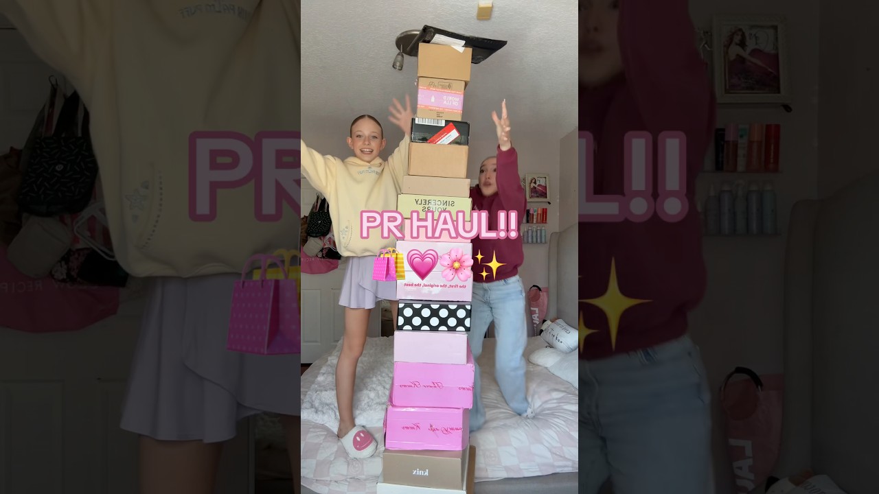 ПИАР ХАУЛ!! #prhaul #распаковка #инфлюенсер #fyp