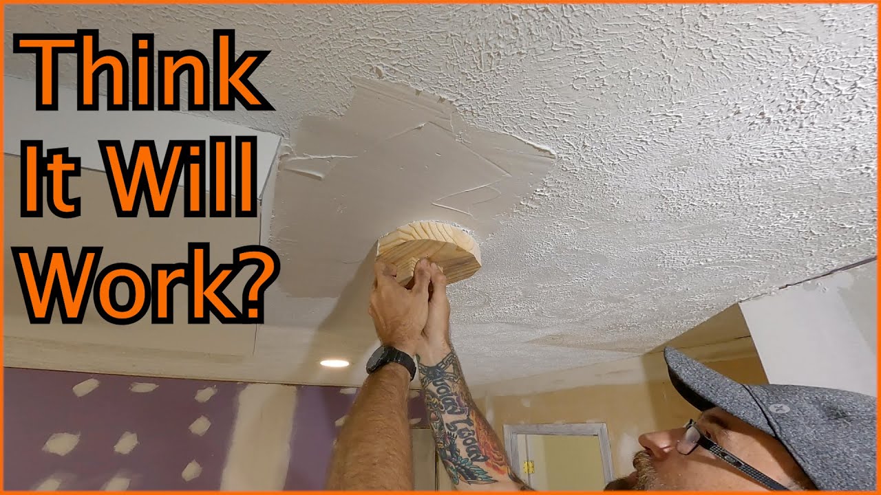 Patching Textured Ceiling and More! // Retro Reno Pt 18 YouTube