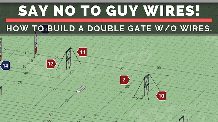 How To Make A Double Gate Without Guy Wires!