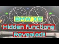 How to use hidden test functions on BMW X5 e53