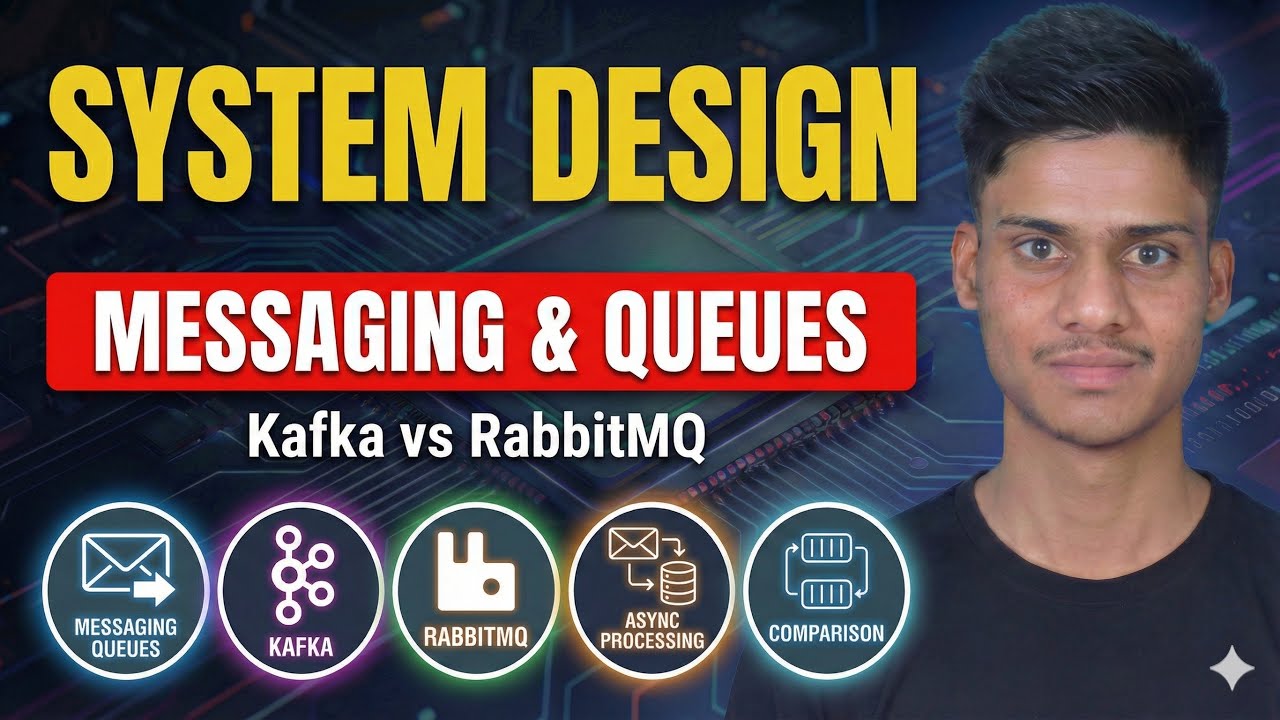 48. Messaging and Queues in System Design | Kafka, RabbitMQ, Delivery ...