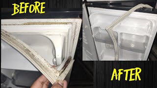 How To Clean Refrigerator Door Rubber / Fridge  door rubber cleaning