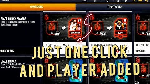 Simple trick to add players to sets in nba live mobile || How to add friends in nba mobile