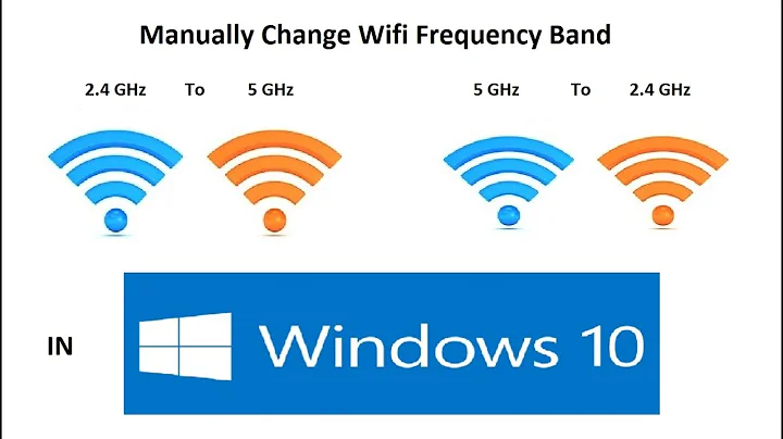 How to change wifi band from 2.4 GHz to 5 GHz or 5 GHz to 2.4 GHz manually in Windows 10.