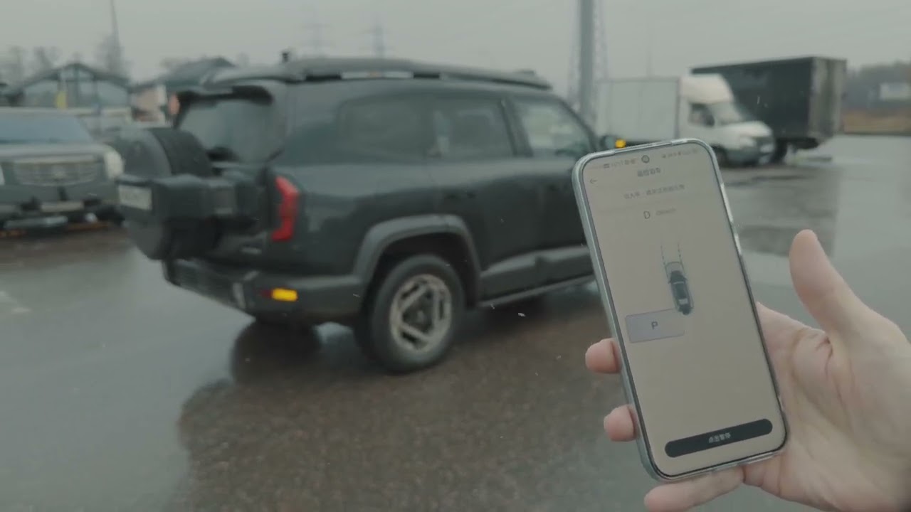 Deepal G318. Автоматическая парковка и выезд с парковки.