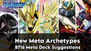 Top Decks! // BT16 Meta Archtypes // Deck Suggestions