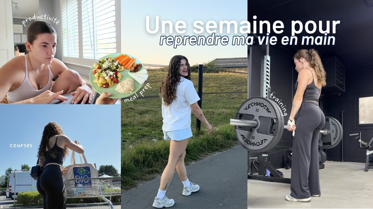 UNE SEMAINE POUR REPRENDRE MA VIE EN MAIN (morning routine, sport, productivité)