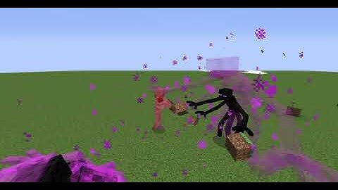 Mutant Enderman And Mutant Zombie Vs Mutant Skeleton And Mutan Creeper- in Minecraft