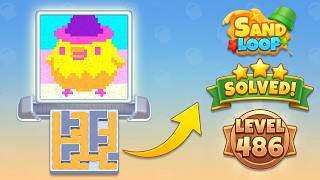 🏖️ Sand Loop Level 486 Walkthrough & Solution 🧠 | iOS & Android Gameplay