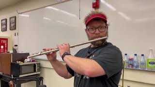 08. Concert E Major Scale - Flute