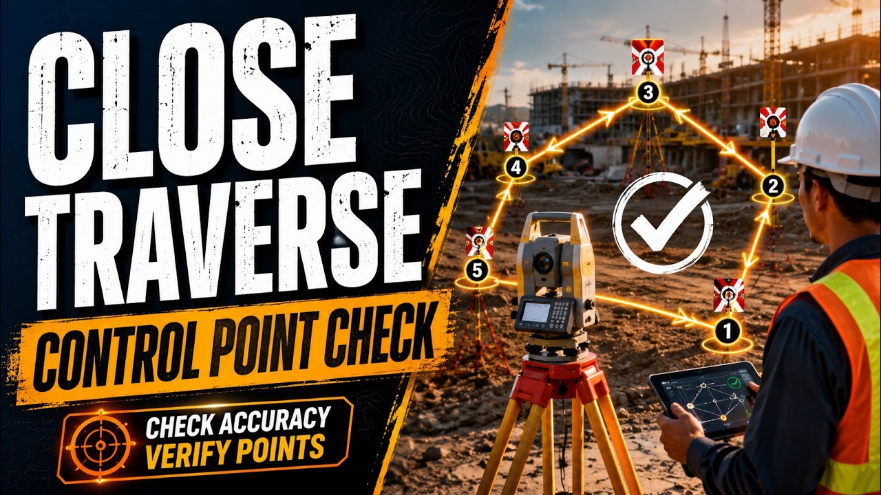 Thumbnail for Close Traverse Method Explained — How to Check Control Points on Site