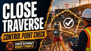Close Traverse Method Explained | How to Check Control Points on Site