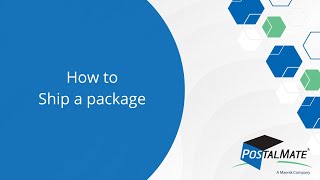 How to ship a package using PostalMate.