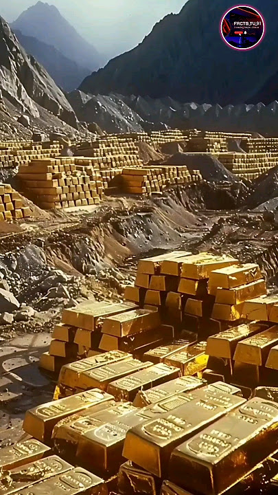 दुनिया की सबसे बड़ी सोने की खदान 😱| World's Largest Gold Mine #shorts #gold #goldmines #world #facts