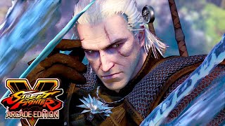 GERALT and CIRI in Street FighteR V! - The WitcheR 3 Mods!