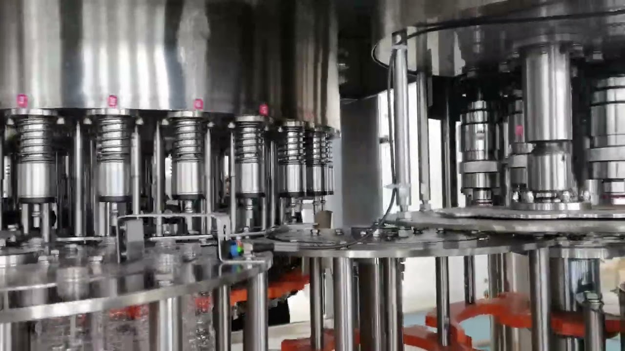 Plastic PET Glass Bottle Water Filling Machine