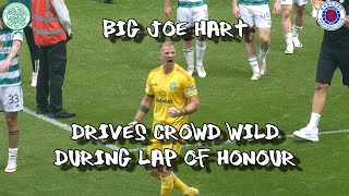 Big Joe Hart Drives Crowd Wild During Lap of Honour - Celtic 2 - Rangers 1 - 11/05/24