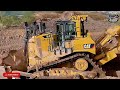 Unstoppable Caterpillar D9T Bulldozer Crushing Huge Mining Site in 4K! Massive Earthmoving Power