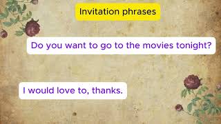 Learn 10 Easy Invitation Phrases in English #english #speakingpractice #spokenenglish