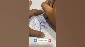 The Spirograph #spirograph #art #ps24 #drawing #trending #satisfying #spirograph #varial #diy