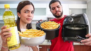 Freír con ACEITE vs MÁQUINA DE AIRE ¿Vale la pena el AirFryer?