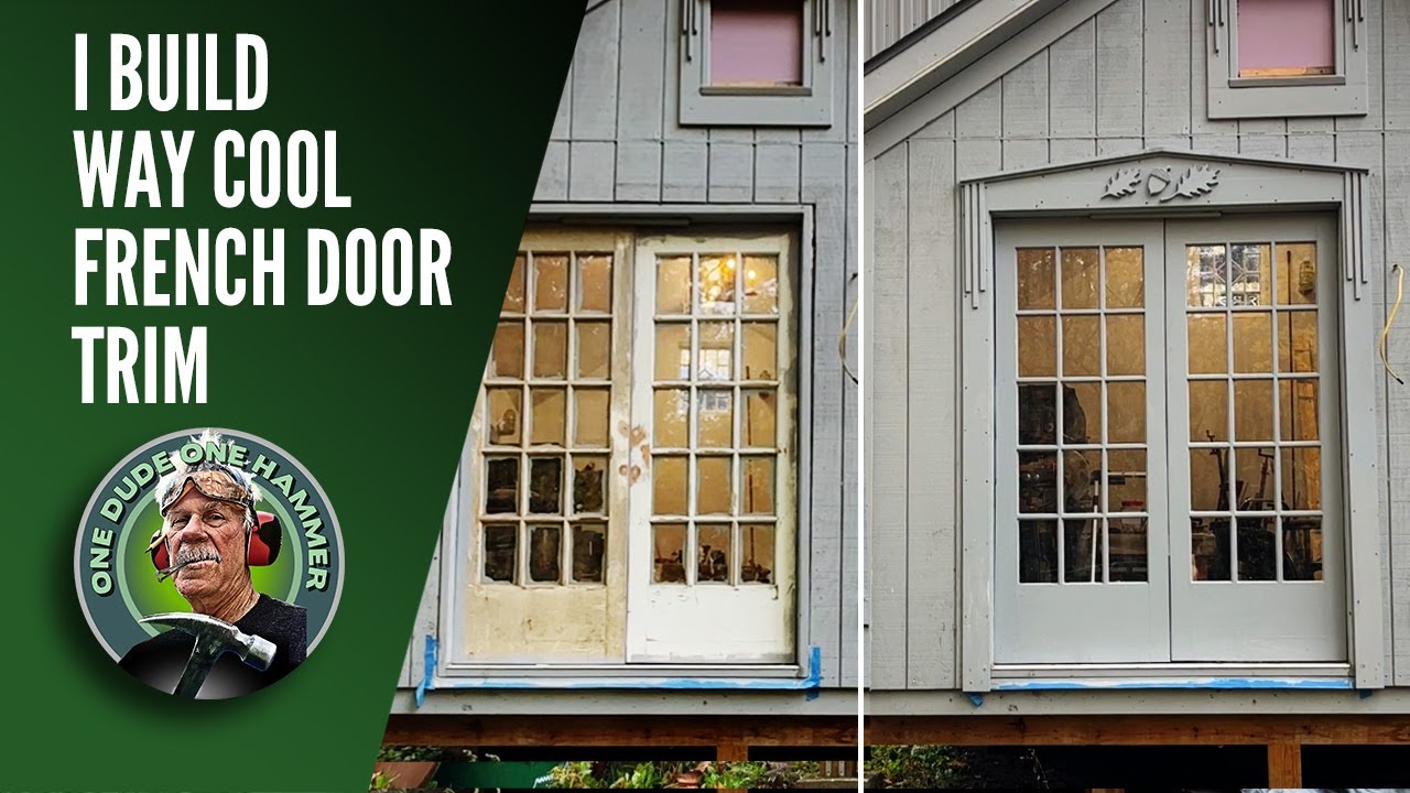 I BUILD ARTSY FRENCH DOOR TRIM YouTube
