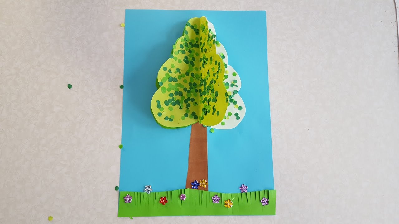 Аппликация дерево из бумаги. Объемная аппликация дерево. Дерево из цветной бумаги. Объемное дерево. Аппликация на тему деревья.