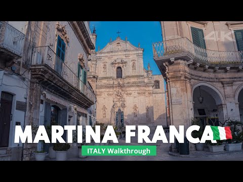 MARTINA FRANCA Italy Walking Tour | Puglia Italy 4K