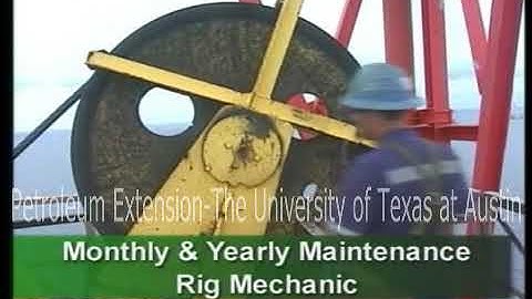 Care and Maintenance of Blocks, Top Drives and Rotaries